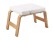 Wooden Headstand Bench Yoga Chair - White