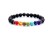 7 Chakra Lava Rock Bracelet Yoga Bracelet