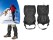 2pcs Waterproof Walking Boot Leggings Gators Trek Snow Gaiters