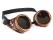 Copper Steampunk Goggles for Motorcycling/ Cosplay/ Parties