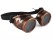 Copper Steampunk Goggles for Motorcycling/ Cosplay/ Parties