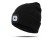 LED Headlight Beanie for Camping/ Hiking - Black