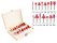 15pcs 1/4" Shank Tungsten Carbide Router Bits Set