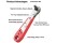 Mini Ratchet Wrench 1/4" Hex Drive - Right Angle Screwdriver