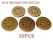 50pcs Hook and Loop Sanding Disks 5"