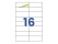 A4 Labels Sticker 16's 100 Sheets
