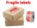 Fragile Stickers 250 Labels