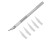 Stainless Steel Precision Knife with 5 Blades