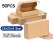 50x Cardboard Shipping Boxes - 23x22x4.5cm Packaging Courier