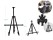 Adjustable Aluminium Tripod Easel Display Stand