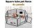 6 Panels Pet Dog Playpen Play Pen