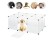 Dog Cat Cage DIY  Pet Fence Playpen 18pcs