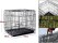 Dog Cage,Folding Double Door Dog Crate - Large