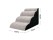 4-Step Dog Stairs - Non-Slip Foam Pet Ramp for Bed/Couch