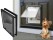 XL Dog Door, 2-Way Lock, Weather-Resistant, Black