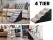4-Step Dog Stairs - Non-Slip Foam Pet Ramp for Bed/Couch