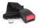 Black Nylon Universal Extention Car Safety Seatbelt