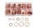 200pcs Copper Washers Assortment Kit