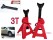 Jack Stands Axle Stands 2PCs- Heavy Duty Axle Locking