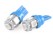 Car Interior Exterior LED Light Bulb T10 x4 BLUE