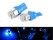 Car Interior Exterior LED Light Bulb T10 x4 BLUE