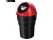 Compact Car Trash Can / Mini Organizer Bin / Garbage Can - Red