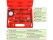 9pcs Fuel Injection Gauge Tester Set with Case