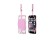 Smartphone Lanyard with Card Slot Logo- Pink