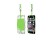 Smartphone Lanyard with Card Slot Logo- Green