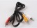 3.5mm Jack Composite AV 3-RCA AUDIO/VIDEO Cable