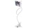 360 Degree Rotating Flexible Holder for Smartphones -  White