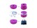 Tangle-Free Earphone / Earbud Case - Purple