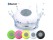 Waterproof Bluetooth Shower Hands-free Portable Speaker - White