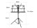 Collapsible Tripod Music Stand with Free Carry Bag