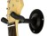 Heavy-Duty Foam-Padded Steel Guitar Hanger Wall Mount