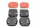 3M Adhesive Flat & Curved Mount for GoPro Hero 4pcs